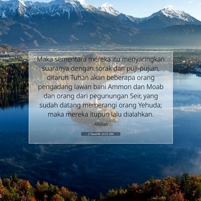 2 Tawarikh 20:22 IDN Gambar Ayat Alkitab