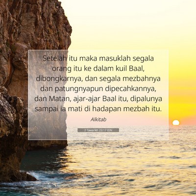 2 Tawarikh 23:17 IDN Gambar Ayat Alkitab