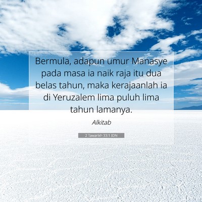 2 Tawarikh 33:1 Ayat Alkitab Dijelaskan