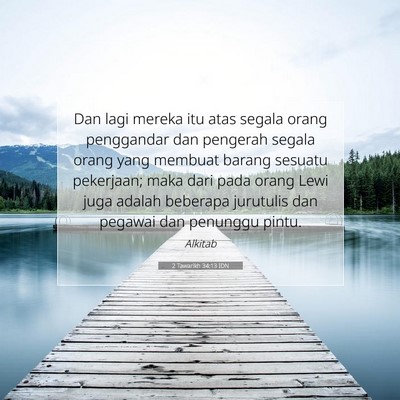 2 Tawarikh 34:13 IDN Gambar Ayat Alkitab
