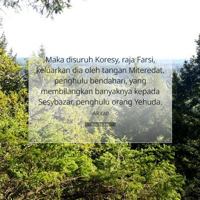 Ezra 1:8 IDN Gambar Ayat Alkitab