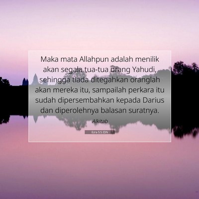 Ezra 5:5 IDN Gambar Ayat Alkitab