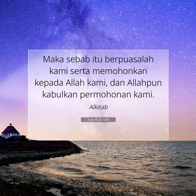 Ezra 8:23 Ayat Alkitab Dijelaskan