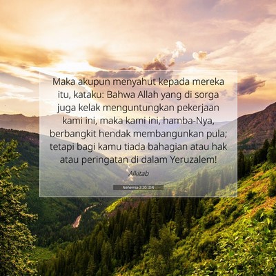 Nehemia 2:20 IDN Gambar Ayat Alkitab