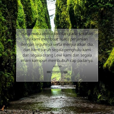 Nehemia 9:38 Ayat Alkitab Dijelaskan