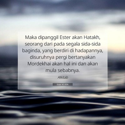 Ester 4:5 IDN Gambar Ayat Alkitab
