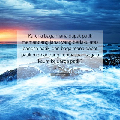 Ester 8:6 IDN Gambar Ayat Alkitab