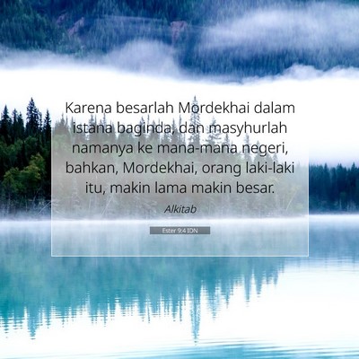 Ester 9:4 Ayat Alkitab Dijelaskan