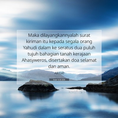 Ester 9:30 Ayat Alkitab Dijelaskan