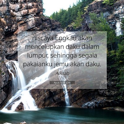 Ayub 9:31 IDN Gambar Ayat Alkitab