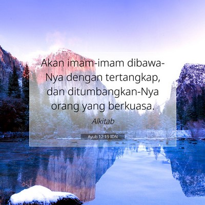 Ayub 12:19 IDN Gambar Ayat Alkitab