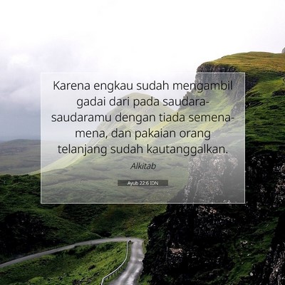 Ayub 22:6 Ayat Alkitab Dijelaskan