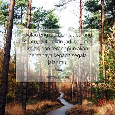 Ayub 22:28 Ayat Alkitab Dijelaskan