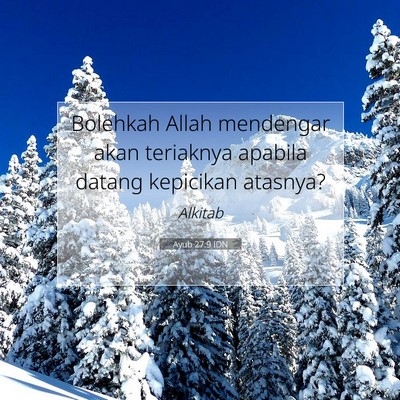 Ayub 27:9 Ayat Alkitab Dijelaskan