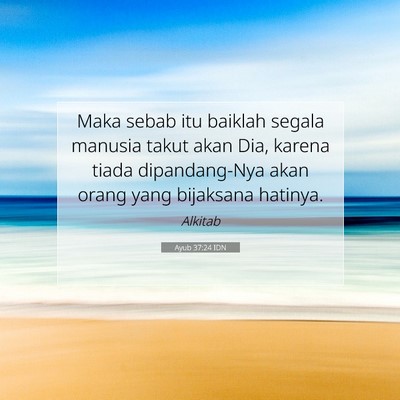 Ayub 37:24 IDN Gambar Ayat Alkitab