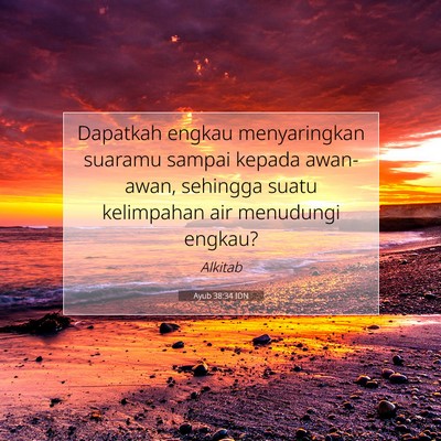 Ayub 38:34 IDN Gambar Ayat Alkitab