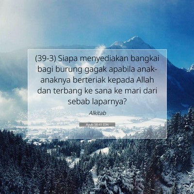 Ayub 38:41 IDN Gambar Ayat Alkitab
