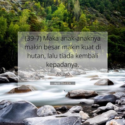 Ayub 39:4 IDN Gambar Ayat Alkitab