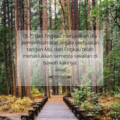 Mazmur 8:6 Ayat Alkitab Dijelaskan