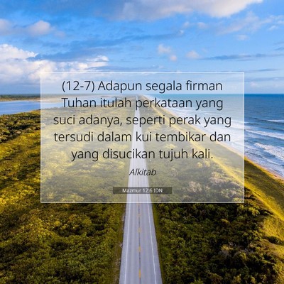 Mazmur 12:6 IDN Gambar Ayat Alkitab