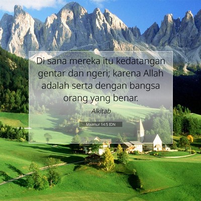 Mazmur 14:5 IDN Gambar Ayat Alkitab