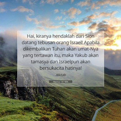 Mazmur 14:7 IDN Gambar Ayat Alkitab