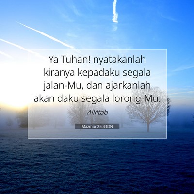 Mazmur 25:4 IDN Gambar Ayat Alkitab