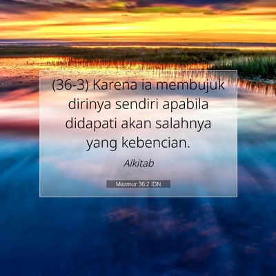 Mazmur 36:2 IDN Gambar Ayat Alkitab