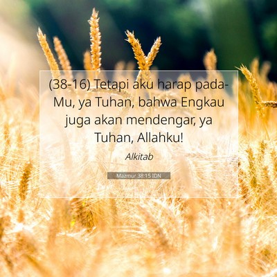 Mazmur 38:15 IDN Gambar Ayat Alkitab