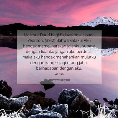 Mazmur 39:1 IDN Gambar Ayat Alkitab