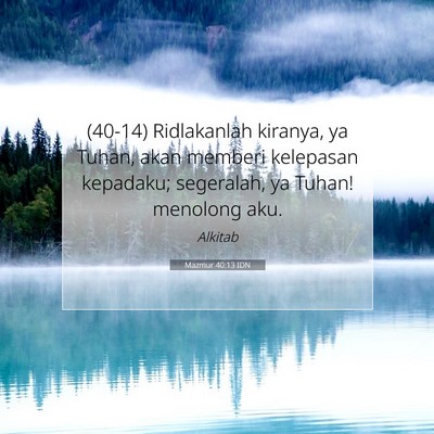 Mazmur 40:13 IDN Gambar Ayat Alkitab