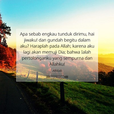 Mazmur 43:5 IDN Gambar Ayat Alkitab