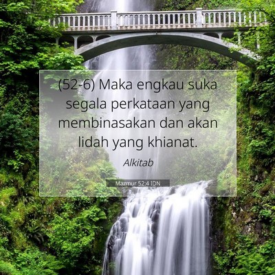Mazmur 52:4 Ayat Alkitab Dijelaskan