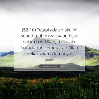 Mazmur 52:8 IDN Gambar Ayat Alkitab