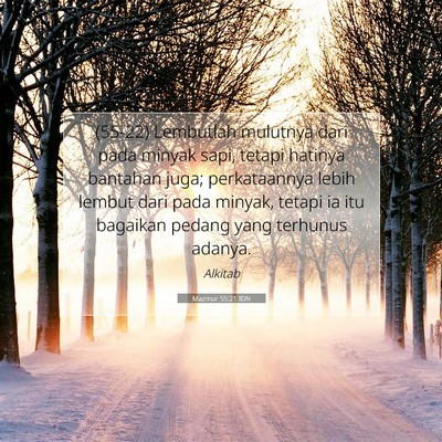 Mazmur 55:21 IDN Gambar Ayat Alkitab