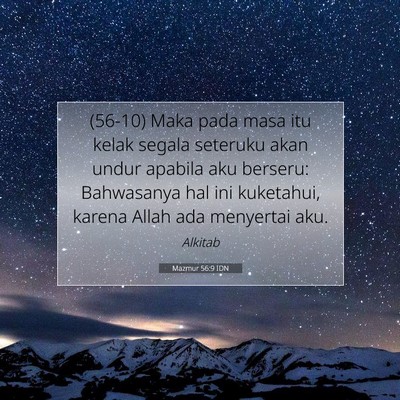 Mazmur 56:9 Ayat Alkitab Dijelaskan