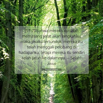 Mazmur 57:6 IDN Gambar Ayat Alkitab