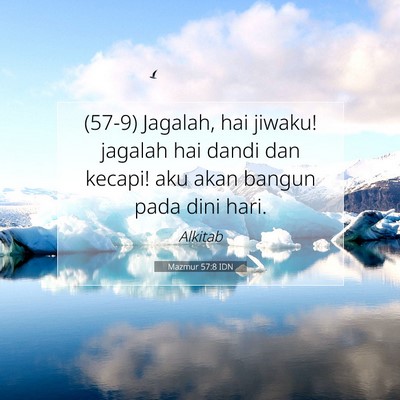 Mazmur 57:8 IDN Gambar Ayat Alkitab