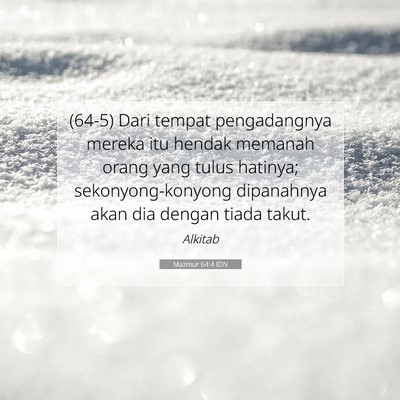 Mazmur 64:4 IDN Gambar Ayat Alkitab