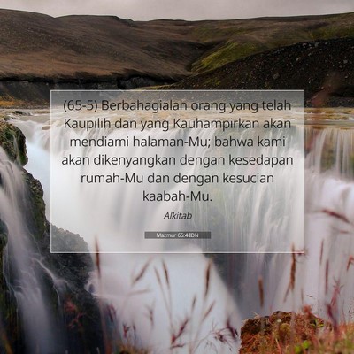 Mazmur 65:4 IDN Gambar Ayat Alkitab