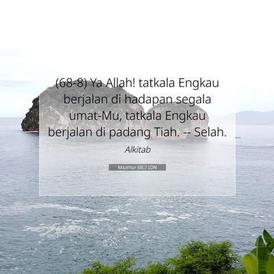 Mazmur 68:7 IDN Gambar Ayat Alkitab