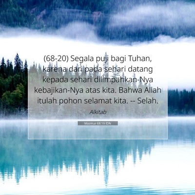 Mazmur 68:19 Ayat Alkitab Dijelaskan