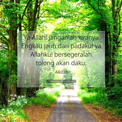Mazmur 71:12 IDN Gambar Ayat Alkitab