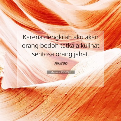 Mazmur 73:3 IDN Gambar Ayat Alkitab