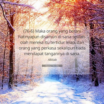 Mazmur 76:5 IDN Gambar Ayat Alkitab