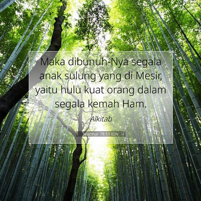 Mazmur 78:51 IDN Gambar Ayat Alkitab