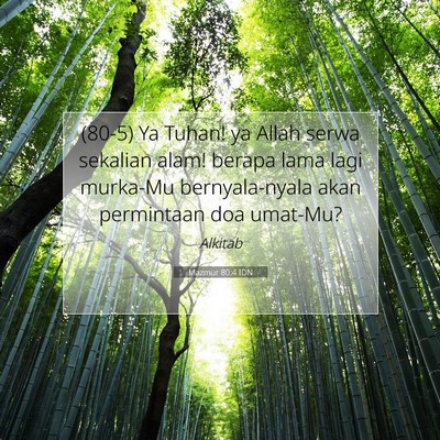Mazmur 80:4 IDN Gambar Ayat Alkitab