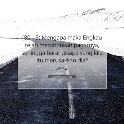 Mazmur 80:12 IDN Gambar Ayat Alkitab