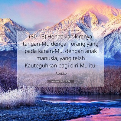 Mazmur 80:17 IDN Gambar Ayat Alkitab