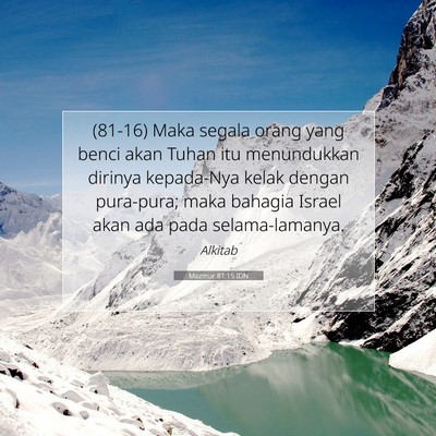 Mazmur 81:15 Ayat Alkitab Dijelaskan